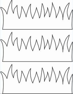 the four crowns are drawn in black and white, each with different lines on them