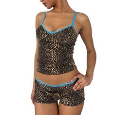 PRICES MAY VARY. Material: This matching sets for women made of high quality cotton blend, breathable, soft, skin-friendly, light weight comfortable to wear for spring, summer, fall, winter Feature:The cute cami pajamas set features v neck, low cut, bow decor, spaghetti strap camisole top, chic heart print sleeveless backless cami tank top, sheer lace tank top, matching high waisted, elastic waist shorts, relax fit, 2 piece sexy lingerie for women Design: Cute and sexy 2 piece cami sleep sets, t Pajamas Shorts Outfit, Low Waist Shorts, Lace Trim Cami Top, Summer Sleepwear, 2 Piece Short Set, Summer Shorts Outfits, Lounge Outfit, Outfits Y2k, Short Pj Set