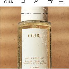 Brand New, Just Not The Smell I Remember! Hope Someone Else Could Enjoy This Tho! Thanks! Ouai Medium Shampoo, Ouai Hair Products Set, Ouai Travel Kit, Ouai Perfume, Mist Color, Neutral Eyeshadow Palette, Melrose Place, Neutral Eyeshadow, Hair Mist