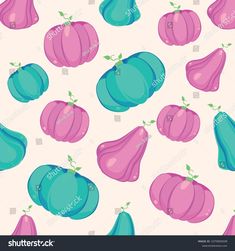 seamless pattern with blue and pink vegetables on a white background stock photo edit now