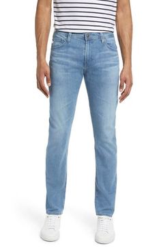 Stretch-cotton denim offers a flexible feel in stylish jeans with a versatile vibe. 34" inseam; 14" leg opening; 10" front rise 98% cotton, 2% elastane Machine wash, tumble dry Imported Stylish Jeans, Slim Fit Jeans, Fit Jeans, Stretch Cotton, Levi Jeans, Slim Fit, Nordstrom, Pants, Trousers