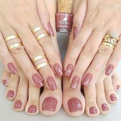 Nails And Toes, Shiny Nails Designs, Toe Nail Color, Nail Swag, Chic Nails, Nail Shapes, Gorgeous Nails, Perfect Nails