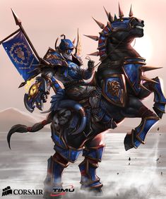 Draenei Paladin | Artist: Sia Kim Warcraft Draenei, Draenei Paladin, Lich King, Warcraft Art, Horse Armor, Heroes Of The Storm, Anime Illustration, Screen Saver, Fantasy Armor