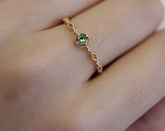 Jewellery Redesign, Ring Meaning, Tsavorite Ring, Diamond Alternative Engagement Ring, Rings Promise, Alternative Engagement Ring, Green Rings, Yellow Gold Wedding Band