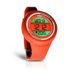 PYLE-SPORT PATW19OR - Go Sport Multi-Function Sports Training Watch (Stopwatch, Pedometer, Countdown Timer, Multi-Alarm, Daily Reminders) Size: 208.  Color: Orange. Sporty Analog Display Watches For Outdoor Activities, Sporty Analog Watches For Outdoor Activities, Sporty Digital Watch For Outdoor, Sporty Digital Watch With Stopwatch For Outdoor, Functional Sports Watches With Alarm, Sporty Digital Watch With Round Dial For Outdoor, Sports Watches With Stopwatch And Round Dial, Sporty Chronograph Watch For Outdoor Activities, Sporty Watches With Stopwatch For Outdoor Activities