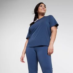 CALIA Women's Everyday Relaxed T-Shirt | CALIA Athleisure Soft-washed Crew Neck T-shirt, Breathable Athleisure T-shirt With Medium Support, Solid Athleisure T-shirt With Breathable Fabric, Blue Relaxed Fit Comfortable T-shirt, Blue Relaxed Fit Organic Cotton T-shirt, Order Online, Top Brands, Fun Sports, The Top