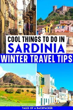 collage of things to do in sardina winter travel tips