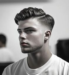 Wavy Side Part Taper Fade. This stylish haircut for men is timeless, versatile and effortlessly attractive, making it a popular style suitable for any occasion, from the office to formal occasions like weddings.