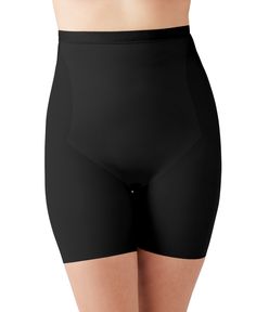 in stock Fitted Black Bottoms With Built-in Shorts, Black Shapewear Bottoms With Built-in Shorts, High Stretch Black Short Leg Bottoms, Black High Waist Pants With Contoured Waistband, Black Elastane Short Leg Bottoms, Black Elastane Shorts, Black Fitted Hip-length Shorts, High-waist Shaping Black Bottoms, Black High Waist Shaping Bottoms