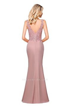 Sleeveless Prom Dress With Back Zipper, Sleeveless Fitted Mermaid Bridesmaid Dress, Sleeveless Evening Dress With Lace Bodice, Pink Sleeveless Mermaid Dress For Prom, Elegant Mermaid Hem Dress With Lace Bodice, Bridesmaid Lace Gown For Prom Season, Elegant Sleeveless Bridesmaid Dress With Lace Bodice, Sleeveless Mermaid Bridesmaid Dress With Sweep Train, Sleeveless Mermaid Dress With Sweep Train For Bridesmaid