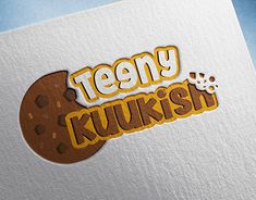 a close up of a piece of paper with the words teeny kursh on it