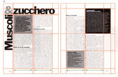 an article in a magazine about the art and architecture of modern italy, with text on it