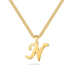 PRICES MAY VARY. CLASSIC INITIAL PENDANT NECKLACE: 20"+2.5" Cuban chain with gold initial pendant necklace, classic women mens initial necklace, perfect length and size to fit any occasions. gold mens chain necklace makes it different from others, a unique women mens accessories add to jewelry collection. Give you a new fashion style different from other jewelry. MENS CHAIN NECKLACE: Made of high quality material, this gold mens chain initial necklace is with high polish surface and smooth touch Gift Necklace With Initial Pendant And Curb Chain, Affordable Stainless Steel Initial Pendant Necklace, Silver Initial Pendant Necklace With Curb Chain, Initial Pendant Necklace With Curb Chain, Mens Initial Necklace, Cheap Stainless Steel Initial Pendant Necklace, Letter Pendant Necklace Men, Gold Initial Pendant For Men, Unique Mens Necklace