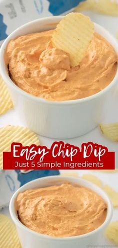 an easy chip dip recipe with chips in it