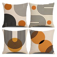 PRICES MAY VARY. Soft Cotton Linen: IcosaMro decorative pillow case with invisible zipper, set of 4, 1 side print 18x18 Inch Square pillow Covers(45cmx45cm): Stylish decoration for your sofa, bench, bedroom, living room, coffee shop and whatnot. Package: Only 4 IcosaMro throw pillow covers, No PILLOW INSERT/FILLER Machine Washable: Please Wash in cold water separately. No bleach Guarantee: Full refund/ 18-month warranty and friendly customer service. About IcosaMro Pillow Covers Size: standard s Boho Pillow Covers, Sun Decor, Boho Mid Century Modern, Bohemian Throw Pillows, Throw Pillows Living Room, Mid Century Modern Kitchen, Boho Cushions, Linen Throw Pillow, Linen Throw