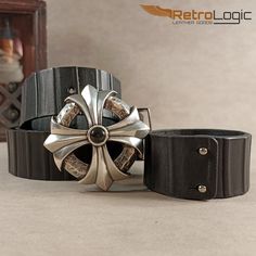 LIMITED EDITION SET Black embossed leather belt & bracelet. Very nice and solid cross buckle. The standard strap is approx. 125 cm, but we can adjust the strap to size. When ordering, write the waist circumference in the comments. We want our products to meet your expectations and needs. That is why in our studio we focus on individual approach and personalization. The belt you are viewing is: 📌 high-quality embossed leather and buckle 📌 original Retrologic design 📌 professional realization T Cross Belt Buckle, Leather Belt Bracelet, Cross Belt, Free Bracelet, Black Leather Belt, Waist Circumference, Suspender Belt, Leather Belts, Metal Buckles