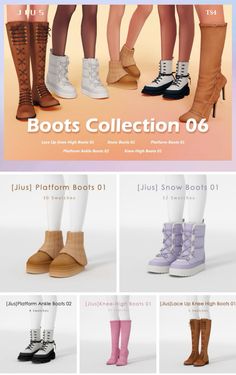 the boots collection is available in multiple colors