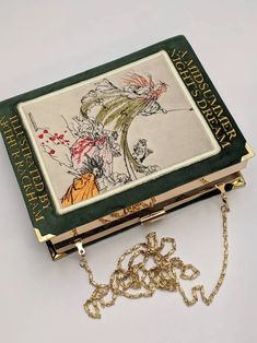 Embroidered Book Bag Clutch Purse A midsummer night's dream Embroidered Book, Bookshelf Art, Book Clutch, A Midsummer Night's Dream, Midsummer Night's Dream, Leather Frames, Midsummer Nights Dream, Pretty Bags, Book Bag