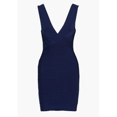 Bandage Bodycon Dress In Navy Chic Bodycon V-neck Bandage Dress, Chic Stretch V-neck Bandage Dress, Herve Leger Purple Dress, Bandage Dress Herve Leger, Herve Leger Dress, Bandage Dress Bodycon, Herve Leger, Bodycon Dress, Colorful Dresses