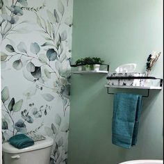 eucalyptus dream wallpaper, removable wallpaper, rocky mountain decals Green Peel And Stick Wallpaper, Floral Wallpaper Nursery, Wallpaper Minimal, Dream Wallpaper, Wallpaper Adhesive, Bohemian Wallpaper, Wall Fabric, Wallpaper Textured, Kids Room Decals