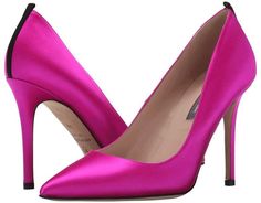 Sarah Jessica Parker Fawn 100mm Women's Shoes Hot Pink High Heels, Sjp Shoes, Fancy Footwear, Metallic High Heels, Next Shoes, Pink High Heels, Sarah Jessica, Super High Heels, Shoes Pink