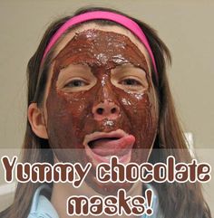 Chocolate Facial, Homemade Blush, Face Mask At Home, Chocolate Face Mask, Spa Party Ideas, Kids Spa Party, Mask At Home, Peel Off Face Mask, Spa Birthday Party