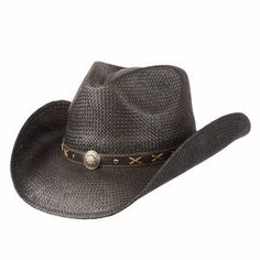 Black Summer Hat Bands For Ranch, Western Style Black Straw Hat For Country Events, Western Black Straw Hat For Country Events, Black Straw Hat For Western-themed Summer Events, Black Country Style Straw Hat For Rodeo, Summer Hat Bands For Western-themed Events, Country Style Black Straw Hat For Rodeo, Black Country Style Straw Hat For Western-themed Events, Black Country Straw Hat For Western-themed Events