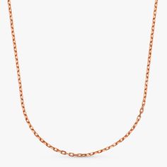 rose gold chain Elegant Rose Gold Cable Chain Necklaces, Elegant Rose Gold Necklace With Cable Chain, Timeless Delicate Chain Necklace In Rose Gold, Delicate Rose Gold Cable Chain Necklace, Formal Rose Gold Necklace With Cable Chain, Rose Gold Minimalist Cable Chain Necklace, Classic Rose Gold Link Chain Necklace, Minimalist Rose Gold Cable Chain Necklace, Rose Gold Cable Chain Necklace Gift