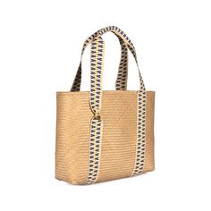 This vegan bamboo tote bag is a contemporary take on a summer favourite. Robust and lightweight in equal measure, it is handcrafted using traditional Lombokian weaving skills, offset with contemporary jacquard straps. Sling the bag over your shoulder for trips to the market and beach alike. This tote bag also comes with its own unique code, that connects you to the artisan who handcrafted it for you. Please note that Archive Sale purchases are final sale. We are unable to accept returns. Utilitarian Objects, Woven Beach Bags, Vegan Boots, Summer Favorites, Handcrafted Accessories, Natural Gold, Sustainable Brand, Medium Tote, Woven Bag