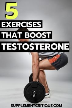 Boost your testosterone levels naturally with something as simple as a workout! These testosterone boosting exercises are simple and some can be done at home. If you struggle with low testosterone levels and want to boost the hormone naturally, check out this article. Build muscle, get in shape, combat aging and boost testosterone naturally just by working out. #testosterone #menshealth #workout #beginnerworkout #exercise #muscle Boost Testosterone Naturally, Testosterone Booster Men, Ways To Increase Testosterone, Libido Boost For Men, Health Informatics, Health Herbs, Gaining Muscle, Libido Boost, Exercise Muscle