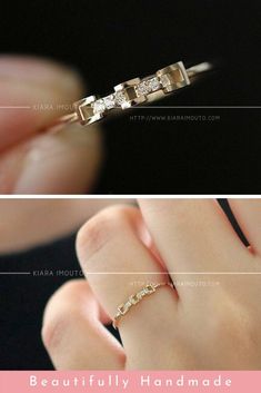 Modern Diamond Jewelry With Simple Design, Modern Simple Diamond Jewelry, Elegant Stackable Chain Ring For Anniversary, Minimalist Round Chain Ring For Promise, Elegant Chain Promise Ring, Minimalist Round Chain Promise Ring, Elegant Diamond Open Ring, Elegant White Gold Chain Ring For Wedding, Minimalist Diamond Jewelry With Ring Detail