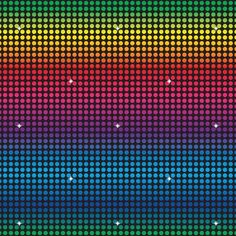 an abstract rainbow background with dots and sparkles