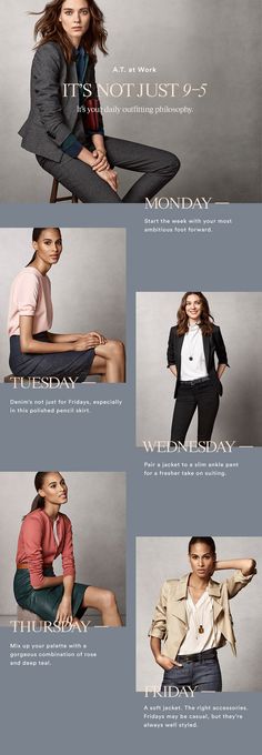 From daily necessity to a style philosophy. Ann Taylor raises the bar for 9-to-5 style. Look Office, Sunday Service, Work Uniform, Work Skirts, 9 To 5, Event Outfit, Workwear Fashion