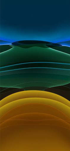 an abstract background with wavy lines and curves in blue, green, yellow and orange