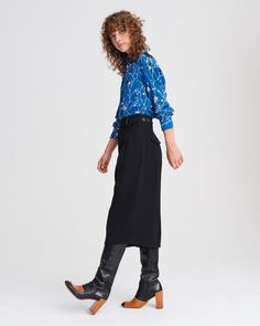 Aubrey Twill Culotte Pants in Black | rag & bone Culottes Outfit, The Pretenders, Culotte Pants, Rag & Bone, Welt Pocket, Short Pants, Harem Pants, Fitness Fashion, Womens Bottoms