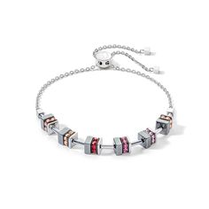 Sparkling Classic Chain bracelet silver-red: modern design, sparkling charm The Sparkling Classic Chain bracelet in silver-red is the perfect evolution of the popular Sparkling Classic series. With sparkling crystals in shades of red and pink, combined with haematite and stainless steel, this bracelet sets stylish accents. The new slider clasp allows flexible adjustment so that the bracelet always fits perfectly. An elegant companion that combines classic glamour with modern design and skilfully Lion Bracelet, Classic Glamour, Bracelet Sets, Back Necklace, Silver Chain Bracelet, Crystal Necklace Pendant, Sparkling Crystal, Gemstone Bracelets, Shades Of Red