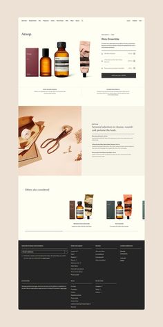 Product page website design inspiration. #website #design #e-commerce #store #shop #skin #face #body #hair #fragrance Product Website Design, E Commerce Website Design, Product Website, Instagram Gift, E Commerce Website, Web App Design, Hair Fragrance, Website Design Inspiration