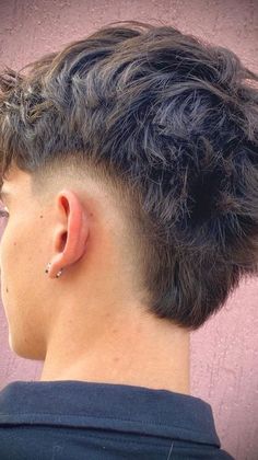 #menshair #barber #barbershop #barberlife #haircut #barbershopconnect #fade #hair #mensfashion #hairstyle #barbers #barbering  #hairstyles #style #barbersinctv #menstyle #barberworld #andis #skinfade #fashion #menshaircut #sharpfade #mensgrooming #haircutsformen Burst Fade Mullet Straight Hair, Mullet Fade Haircut, Faded Mullet Men, V Taper, Mens Haircuts Thick Hair, Fade Mullet, Unique Piercings