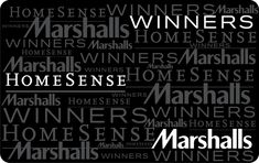 a black and white photo with words that say winners, homesense, marshalls