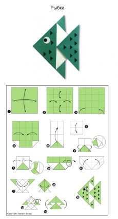 how to make an origami fish out of paper