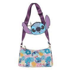 Disney Stitch Pineapple & Palm Leaves Women's Hand Bag With Coin Purse Stitch Pineapple, Target Purse, Stitch Purse, Fall Wishlist, Stitch Head, Stitch Bag, Stitch Backpack, Disney Purse, Stitch Character