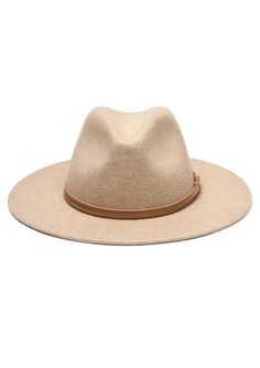 This mid-brim fedora features a genuine leather trim. The sewn brim paired with the soft felt gives the perfect amount of structure, which places it right in the middle between a floppy brim and a stiff brim designation. Goldilocks, if you will? 100% wool felt Brim Width: 3" Crown Height: 4.75" Size: O/S (57cm) with a velcro size adjuster tucked inside the inner sweatband for a customizable fit. *The lifestyle image shows the Billie hat in the color Taupe. This product listing is for the color T Colorado Outfits, Fashion Accessories Trends, Cute Sun, Crown Heights, Product Listing, The Lifestyle, Latest Fashion For Women, Leather Trim, Sun Hats