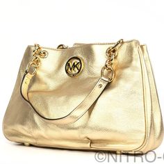 Michael Kors Fulton Chain Leather Medium Tote (Pale Gold) Brand New Sealed With Tags Model: 35f5gfhe2l * Interior Fully Lined * Button Closure * Interior Has Four Open Pockets And Two Zipper Pockets * Straps Have Leather And Partial Chain * Accented With Gold-Tone Hardware * Color: Pale Gold * Measures Approx. 12 X 9.5 X 4 Inches Gold Leather Shoulder Bag With Gold-tone Logo Plaque, Gold Shoulder Bag With Metal Logo For Everyday Use, Gold Leather Bags With Gold-tone Logo Plaque, Everyday Gold Bag With Metal Logo, Gold Bags With Metal Logo For Everyday Use, Everyday Gold Bags With Metal Logo, Gold Bag With Metal Logo For Formal Occasions, Gold Bags With Metal Logo For Formal Occasions, Classic Gold Shoulder Bag With Metal Logo