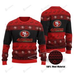 San Francisco 49ers Sweater 02 available in T-shirt, hoodie, tank top, longsleeve, multi color and size S M L XL XXL 3XL 4XL 5XL. Shipping from the US. Easy 30 day return policy - Shop now! 6.1-ounce, 100% cotton .Double-needle neck, sleeves and hem; Roomy Unisex Fit. Ash is 99% cotton, 1% poly; Sport Grey is 90% cotton, 10% poly; Dark Heather is 50% cotton, 50% polyester .Decoration type: Digital Print. Made by Gildan Luxury Urban Sweatshirt With Ribbed Cuffs, Luxury Chic Dress Shirt For Formal Occasions, Luxury Semi-formal Dress Shirt With Cuffs, Elegant Luxury Semi-formal Dress Shirt, Luxury Semi-formal Fitted Dress Shirt, 49ers Sweatshirt, Jersey Ideas, Cozy Knit Sweater, Chic Sweaters