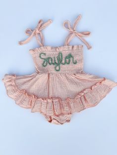 Custom Hand Embroidered Summer Baby Dress Summer Floral Embroidered Playtime Dress, Summer Floral Embroidery Dresses For Playtime, Floral Embroidered Summer Dress For Playtime, Embroidered Summer Baptism Dress, Embroidered Cotton Dresses For Baptism, Sweet Embroidered Cotton Dress, Embroidered Summer Dresses For Baptism, Cotton Embroidered Dress For Baptism, Cute Floral Embroidery Dress For Playtime