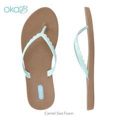 Lightweight. Comfortable. Durable. These women's flip flops are the ideal blend of comfort and style. These sandals are the perfect addition to your summer capsule wardrobe. Available in Camel + Seafoam, Gold Chai, and Sapphire + Signature Blue. Sizing Note: If you are a half size, please size up for proper fit. Sold out in Size 8 and Size 9 in all colors Buford Georgia, Cute Flip Flops, Mens Slide Sandals, Flexible Shoes, Comfortable Flip Flops, Recycling Process, Women's Flip Flops, Scrap Material, Old Shoes