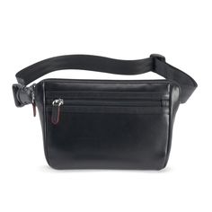 "Keep your personal items secure while staying fashionable with this ili slim leather belt bag. HANDBAG FEATURES RFID lining HANDBAG DETAILS 5.75""H x 9""W x 1""D 10.5"" to 17.5"" waist strap length 2 exterior zip pockets & 1 interior slip pocket 3 card slots Slide buckle Zipper closure CONSTRUCTION & CARE Leather, polyester blend Professional leather clean Imported Gift Givers: This item ships in its original packaging. If intended as a gift, the packaging may reveal the contents. WARNI Modern Black Belt Bag For Formal Occasions, Classic Black Belt Bag With Removable Pouch, Classic Crossbody Belt Bag With Smooth Grain, Classic Smooth Grain Crossbody Belt Bag, Classic Rectangular Belt Bag For Business, Classic Black Pouch Belt Bag, Classic Rectangular Business Belt Bag, Formal Leather Belt Bag With Removable Pouch, Formal Black Pouch Belt Bag