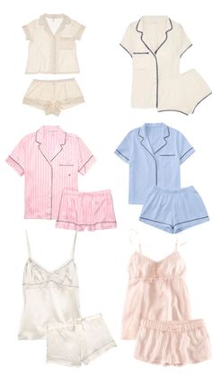 Summer Pjs, Pijamas Women, Cute Pjs, Cute Pajama Sets, Cute Preppy Outfits, Cute Pajamas