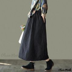 Olivia Mark - Soft Comfortable Half-Skirt with Warmth and Style Long Skirt Outfits For Winter, Outfits For Winter Casual, Skirt Outfits For Winter, Short Wrap Skirt, Outfits For Winter, Long Wrap Skirt, Long Skirt Outfits, Winter Skirt Outfit, Wrap Around Dress