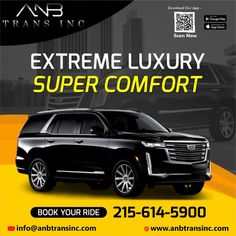 an advertisement for the new luxury suv company